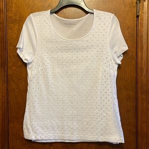 Croft & Barrow Eyelet Shirt